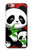 W3929 Cute Panda Eating Bamboo Funda Carcasa Case y Caso Del Tirón Funda para iPhone 6 Plus, iPhone 6s Plus