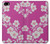 W3924 Cherry Blossom Pink Background Funda Carcasa Case y Caso Del Tirón Funda para iPhone 5 5S SE