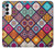 W3943 Maldalas Pattern Funda Carcasa Case y Caso Del Tirón Funda para Samsung Galaxy S23