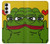 W3945 Pepe Love Middle Finger Funda Carcasa Case y Caso Del Tirón Funda para Samsung Galaxy S23