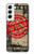 W3937 Text Top Secret Art Vintage Funda Carcasa Case y Caso Del Tirón Funda para Samsung Galaxy S22