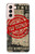 W3937 Text Top Secret Art Vintage Funda Carcasa Case y Caso Del Tirón Funda para Samsung Galaxy S21 5G