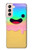 W3939 Ice Cream Cute Smile Funda Carcasa Case y Caso Del Tirón Funda para Samsung Galaxy S21 5G