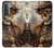 W3949 Steampunk Skull Smoking Funda Carcasa Case y Caso Del Tirón Funda para Samsung Galaxy S21 5G