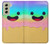 W3939 Ice Cream Cute Smile Funda Carcasa Case y Caso Del Tirón Funda para Samsung Galaxy S21 FE 5G