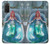 W3911 Cute Little Mermaid Aqua Spa Funda Carcasa Case y Caso Del Tirón Funda para Samsung Galaxy S20