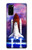 W3913 Colorful Nebula Space Shuttle Funda Carcasa Case y Caso Del Tirón Funda para Samsung Galaxy S20