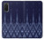 W3950 Textile Thai Blue Pattern Funda Carcasa Case y Caso Del Tirón Funda para Samsung Galaxy S20