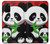 W3929 Cute Panda Eating Bamboo Funda Carcasa Case y Caso Del Tirón Funda para Samsung Galaxy S20 Plus, Galaxy S20+