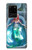 W3911 Cute Little Mermaid Aqua Spa Funda Carcasa Case y Caso Del Tirón Funda para Samsung Galaxy S20 Ultra