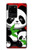 W3929 Cute Panda Eating Bamboo Funda Carcasa Case y Caso Del Tirón Funda para Samsung Galaxy S20 Ultra