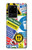 W3960 Safety Signs Sticker Collage Funda Carcasa Case y Caso Del Tirón Funda para Samsung Galaxy S20 Ultra