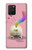 W3923 Cat Bottom Rainbow Tail Funda Carcasa Case y Caso Del Tirón Funda para Samsung Galaxy S10 Lite