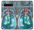 W3911 Cute Little Mermaid Aqua Spa Funda Carcasa Case y Caso Del Tirón Funda para Samsung Galaxy S10 5G
