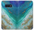 W3920 Abstract Ocean Blue Color Mixed Emerald Funda Carcasa Case y Caso Del Tirón Funda para Samsung Galaxy S10e