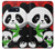 W3929 Cute Panda Eating Bamboo Funda Carcasa Case y Caso Del Tirón Funda para Samsung Galaxy S10e
