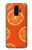 W3946 Seamless Orange Pattern Funda Carcasa Case y Caso Del Tirón Funda para Samsung Galaxy S9 Plus