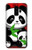 W3929 Cute Panda Eating Bamboo Funda Carcasa Case y Caso Del Tirón Funda para Samsung Galaxy S9
