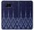 W3950 Textile Thai Blue Pattern Funda Carcasa Case y Caso Del Tirón Funda para Samsung Galaxy S8