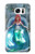 W3911 Cute Little Mermaid Aqua Spa Funda Carcasa Case y Caso Del Tirón Funda para Samsung Galaxy S7