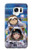 W3915 Raccoon Girl Baby Sloth Astronaut Suit Funda Carcasa Case y Caso Del Tirón Funda para Samsung Galaxy S7