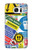 W3960 Safety Signs Sticker Collage Funda Carcasa Case y Caso Del Tirón Funda para Samsung Galaxy S7