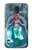 W3911 Cute Little Mermaid Aqua Spa Funda Carcasa Case y Caso Del Tirón Funda para Samsung Galaxy S5