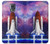 W3913 Colorful Nebula Space Shuttle Funda Carcasa Case y Caso Del Tirón Funda para Samsung Galaxy S5