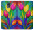 W3926 Colorful Tulip Oil Painting Funda Carcasa Case y Caso Del Tirón Funda para Samsung Galaxy S5