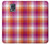 W3941 LGBT Lesbian Pride Flag Plaid Funda Carcasa Case y Caso Del Tirón Funda para Samsung Galaxy S5