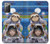 W3915 Raccoon Girl Baby Sloth Astronaut Suit Funda Carcasa Case y Caso Del Tirón Funda para Samsung Galaxy Note 20