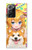 W3918 Baby Corgi Dog Corgi Girl Candy Funda Carcasa Case y Caso Del Tirón Funda para Samsung Galaxy Note 20 Ultra, Ultra 5G