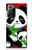 W3929 Cute Panda Eating Bamboo Funda Carcasa Case y Caso Del Tirón Funda para Samsung Galaxy Note 20 Ultra, Ultra 5G