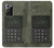 W3959 Military Radio Graphic Print Funda Carcasa Case y Caso Del Tirón Funda para Samsung Galaxy Note 20 Ultra, Ultra 5G