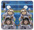 W3915 Raccoon Girl Baby Sloth Astronaut Suit Funda Carcasa Case y Caso Del Tirón Funda para Samsung Galaxy Note 10