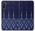 W3950 Textile Thai Blue Pattern Funda Carcasa Case y Caso Del Tirón Funda para Samsung Galaxy Note 10