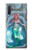 W3911 Cute Little Mermaid Aqua Spa Funda Carcasa Case y Caso Del Tirón Funda para Samsung Galaxy Note 10 Plus