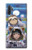 W3915 Raccoon Girl Baby Sloth Astronaut Suit Funda Carcasa Case y Caso Del Tirón Funda para Samsung Galaxy Note 10 Plus