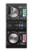 W3931 DJ Mixer Graphic Paint Funda Carcasa Case y Caso Del Tirón Funda para Samsung Galaxy Note 10 Plus