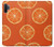 W3946 Seamless Orange Pattern Funda Carcasa Case y Caso Del Tirón Funda para Samsung Galaxy Note 10 Plus