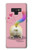 W3923 Cat Bottom Rainbow Tail Funda Carcasa Case y Caso Del Tirón Funda para Note 9 Samsung Galaxy Note9