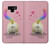 W3923 Cat Bottom Rainbow Tail Funda Carcasa Case y Caso Del Tirón Funda para Note 9 Samsung Galaxy Note9
