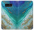 W3920 Abstract Ocean Blue Color Mixed Emerald Funda Carcasa Case y Caso Del Tirón Funda para Note 8 Samsung Galaxy Note8
