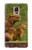W3917 Capybara Family Giant Guinea Pig Funda Carcasa Case y Caso Del Tirón Funda para Samsung Galaxy Note 4