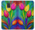 W3926 Colorful Tulip Oil Painting Funda Carcasa Case y Caso Del Tirón Funda para Samsung Galaxy Note 4