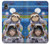 W3915 Raccoon Girl Baby Sloth Astronaut Suit Funda Carcasa Case y Caso Del Tirón Funda para Samsung Galaxy A10