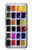 W3956 Watercolor Palette Box Graphic Funda Carcasa Case y Caso Del Tirón Funda para Samsung Galaxy A10