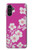 W3924 Cherry Blossom Pink Background Funda Carcasa Case y Caso Del Tirón Funda para Samsung Galaxy A13 5G