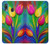 W3926 Colorful Tulip Oil Painting Funda Carcasa Case y Caso Del Tirón Funda para Samsung Galaxy A20, Galaxy A30