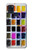 W3956 Watercolor Palette Box Graphic Funda Carcasa Case y Caso Del Tirón Funda para Samsung Galaxy A21s